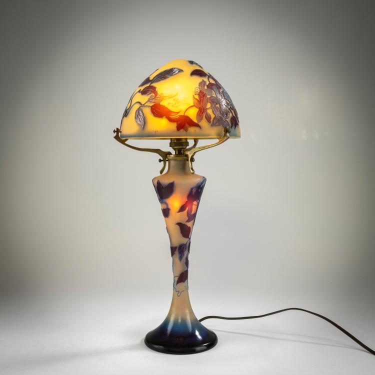 Bild 2 zu Objekt, Table light 'Cl&eacute;matites', 1920-36, Gall&eacute;, Nancy, 178A 114