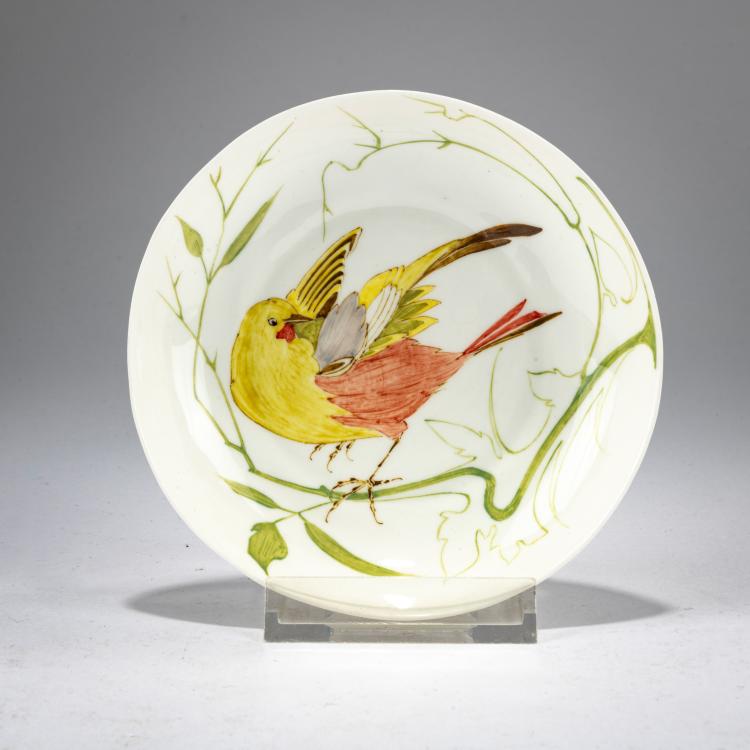 Hauptbild zu Objekt, Ziersch&auml;lchen mit Sittich, wohl um 1914, Rozenburg, Den Haag, 178A 356