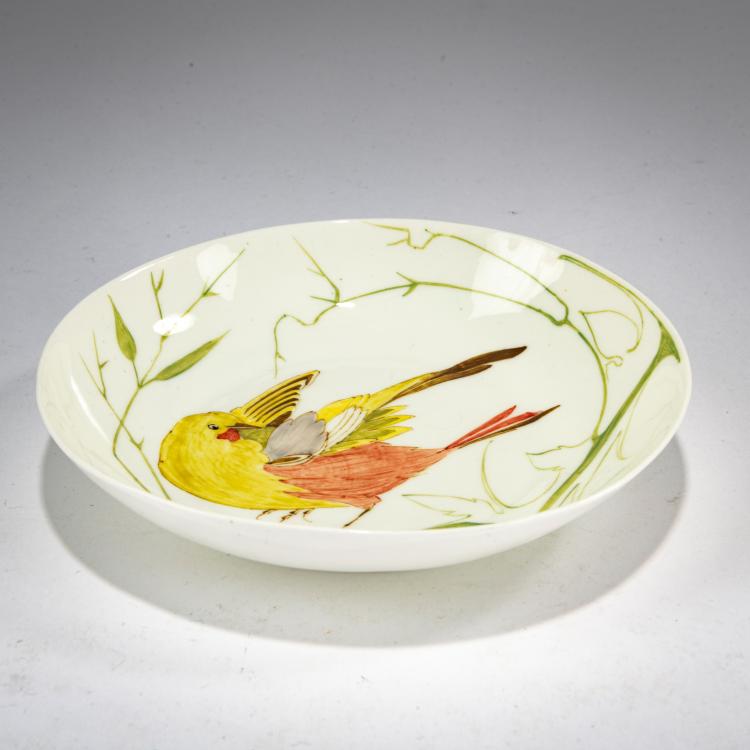 Bild 1 zu Objekt, Ziersch&auml;lchen mit Sittich, wohl um 1914, Rozenburg, Den Haag, 178A 356