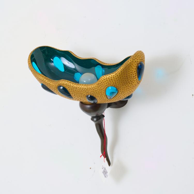 Bild 8 zu Objekt, Two wall appliques 'Lacrima', 1991, Andr&eacute; Dubreuil, Cristallerie Daum, Paris, 178B 895