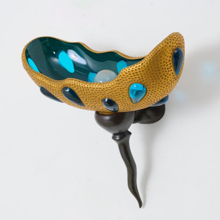 Bild 10 zu Objekt, Two wall appliques 'Lacrima', 1991, Andr&eacute; Dubreuil, Cristallerie Daum, Paris, 178B 895