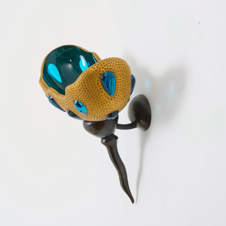 Bild 12 zu Objekt, Two wall appliques 'Lacrima', 1991, Andr&eacute; Dubreuil, Cristallerie Daum, Paris, 178B 895