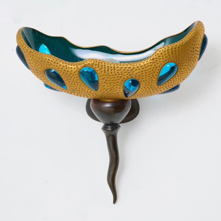 Bild 13 zu Objekt, Two wall appliques 'Lacrima', 1991, Andr&eacute; Dubreuil, Cristallerie Daum, Paris, 178B 895