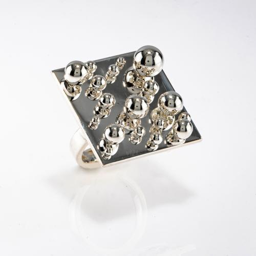 Kinetic ring 'Square', 2005