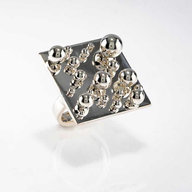 Hauptbild zu Objekt, Kinetischer Ring 'Square', 2005, Pol Bury, 178C 956