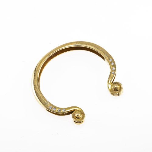 Bangle / arm cuff 'Violin', 1990s