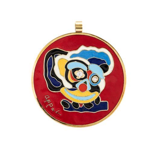 Brooch / pendant 'Child's Clown', 1980