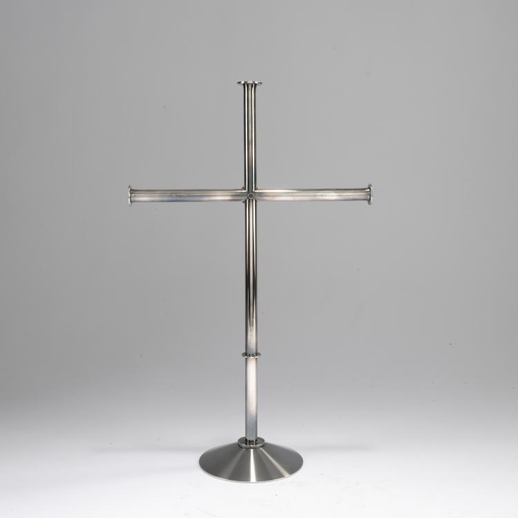 Bild 1 zu Objekt, Tischkreuz mit Entwurfszeichnung, 1989, Hermann J&uuml;nger, 178C 978