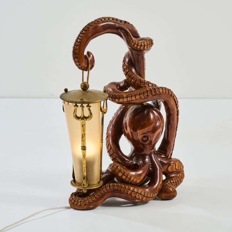 Hauptbild zu Objekt, Table light 'Polipo', 1950s, Aldo Tura, Tura, Mailand / Milan, 178B 687