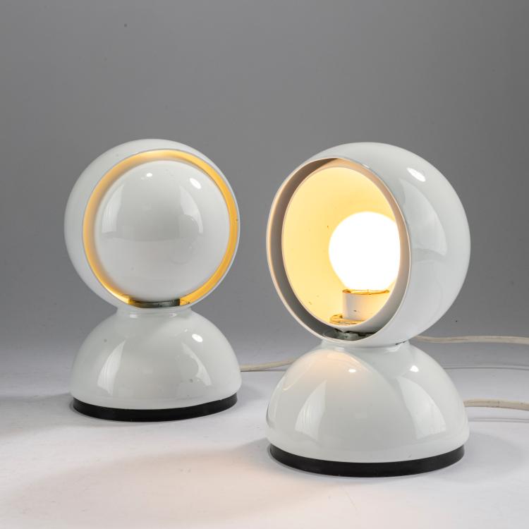 Hauptbild zu Objekt, Zwei Tischleuchten 'Eclisse', 1966, Vico Magistretti, Artemide, Mailand, 178B 741