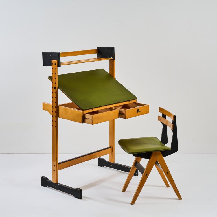 Bild 1 zu Objekt, Kinderschreibtisch mit Stuhl, 1960er Jahre, Fratelli Reguitti, Agnosine, 178B 727