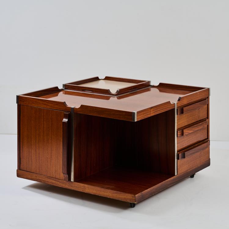 Hauptbild zu Objekt, Sofatisch / Bar, 1970er Jahre, Fiarm, Scorz&egrave;, 178B 810