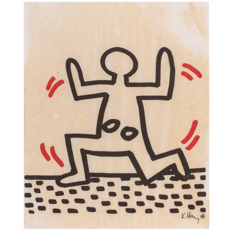 Hauptbild zu Objekt, Sheet from the 'Bayer Suite', 1982, Keith Haring, Bayer AG (Publ.), 179C 793