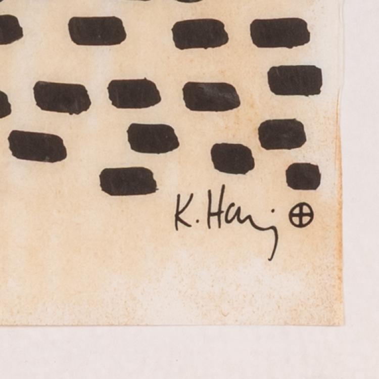 Bild 1 zu Objekt, Sheet from the 'Bayer Suite', 1982, Keith Haring, Bayer AG (Publ.), 179C 793