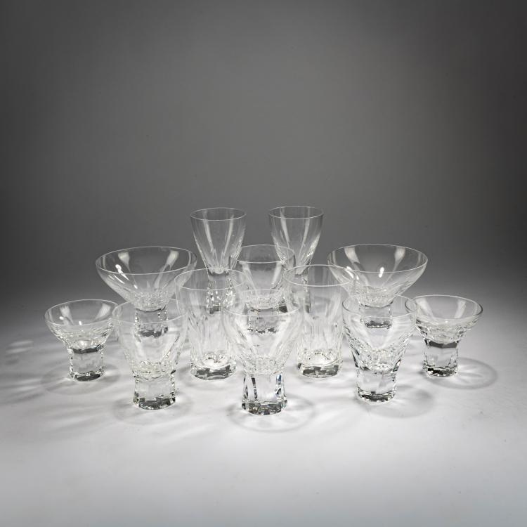 Hauptbild zu Objekt, 78 drinking glasses 'Prisma', 1952/53 (design), Wilhelm Wagenfeld, Peill & Putzler, D&uuml;ren, 178B 579