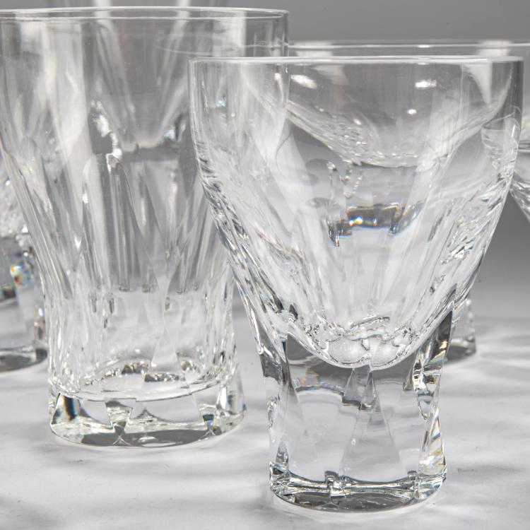 Bild 1 zu Objekt, 78 drinking glasses 'Prisma', 1952/53 (design), Wilhelm Wagenfeld, Peill & Putzler, D&uuml;ren, 178B 579