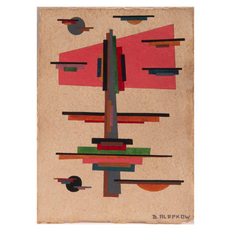 Bild 4 zu Objekt, 8 Suprematist Compositions, c. 1960s, Boris Alepkow, 179C 777