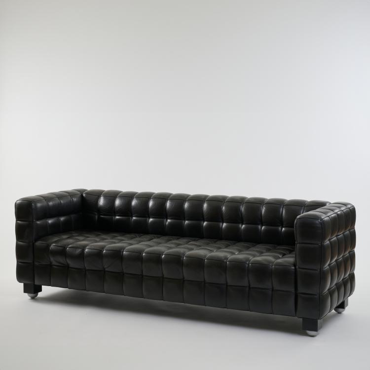 Bild 2 zu Objekt, Dreisitzersofa 'Kubus', 1910 (Entwurf), Josef Hoffmann, Wittmann M&ouml;belwerkst&auml;tte, Etsdorf, 178B 503