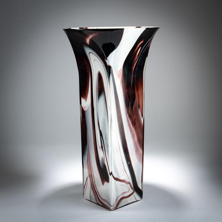 Bild 2 zu Objekt, 'D&eacute;mod&eacute;s' vase, around 1970, Sergio Asti, Venini, Murano, 179B 543