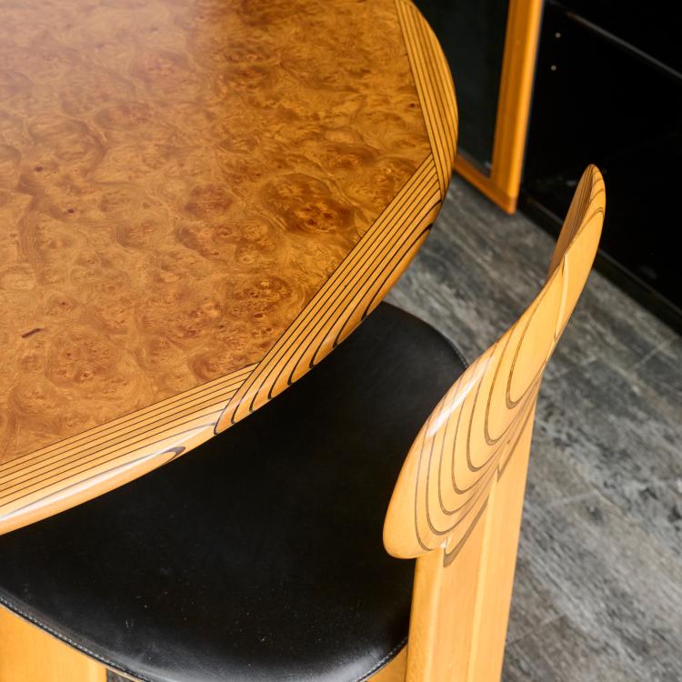 Bild 13 zu Objekt, Tisch und sechs St&uuml;hle 'Afrika' aus der 'Artona Serie', 1975 (Entwurf), Tobia Scarpa, Maxalto, Novedrate, 178B 807