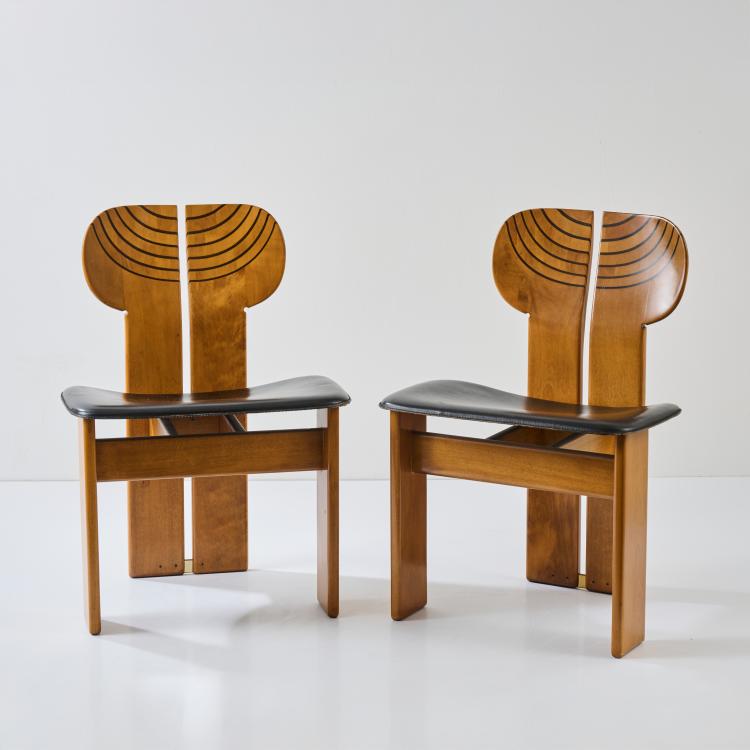 Bild 16 zu Objekt, Tisch und sechs St&uuml;hle 'Afrika' aus der 'Artona Serie', 1975 (Entwurf), Tobia Scarpa, Maxalto, Novedrate, 178B 807