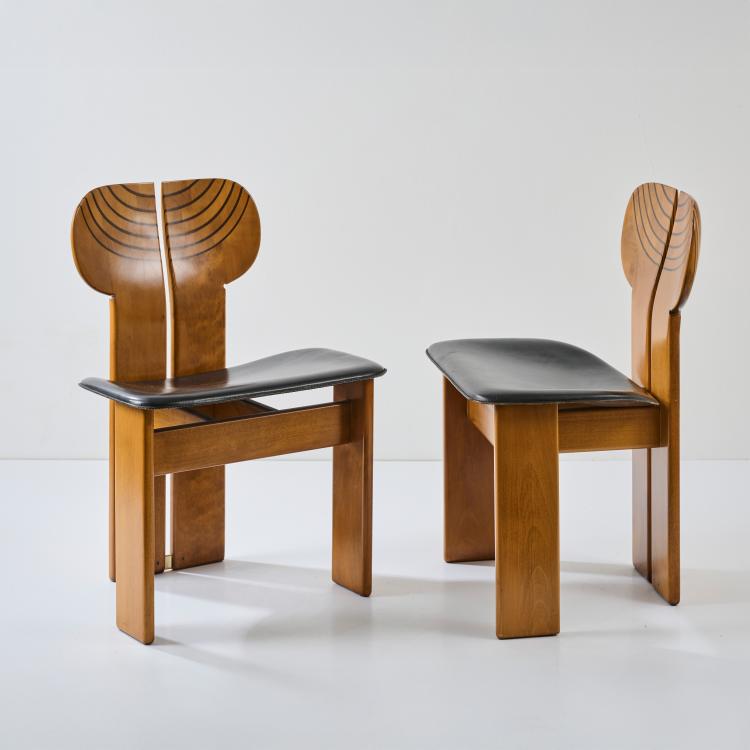 Bild 17 zu Objekt, Tisch und sechs St&uuml;hle 'Afrika' aus der 'Artona Serie', 1975 (Entwurf), Tobia Scarpa, Maxalto, Novedrate, 178B 807