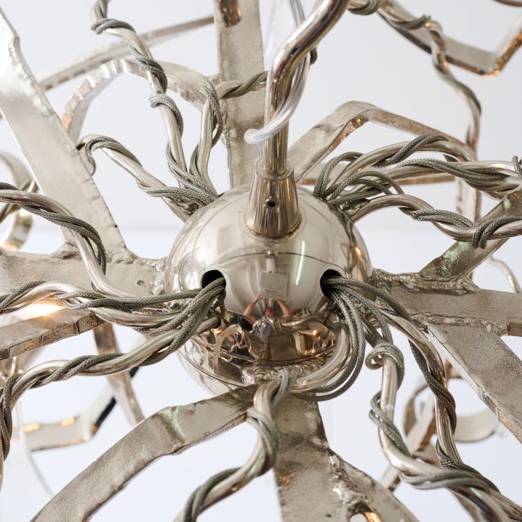 Bild 2 zu Objekt, Ceiling light 'Delphinium Chandelier conical', 1998, William Brand, Van Egmond, Brand, 178B 921
