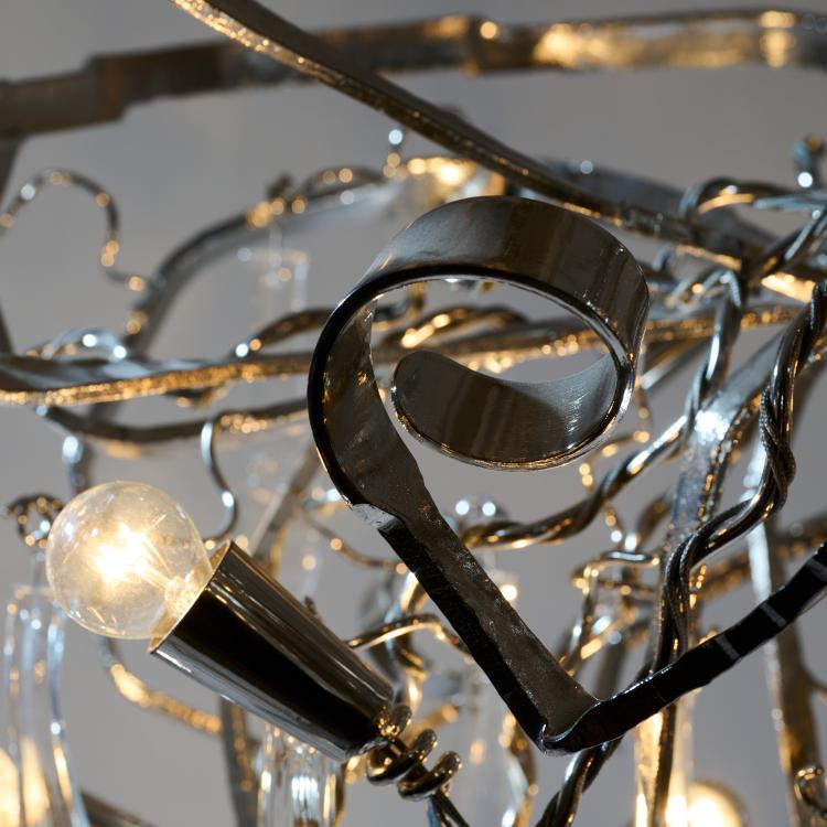 Bild 9 zu Objekt, Ceiling light 'Delphinium Chandelier conical', 1998, William Brand, Van Egmond, Brand, 178B 921