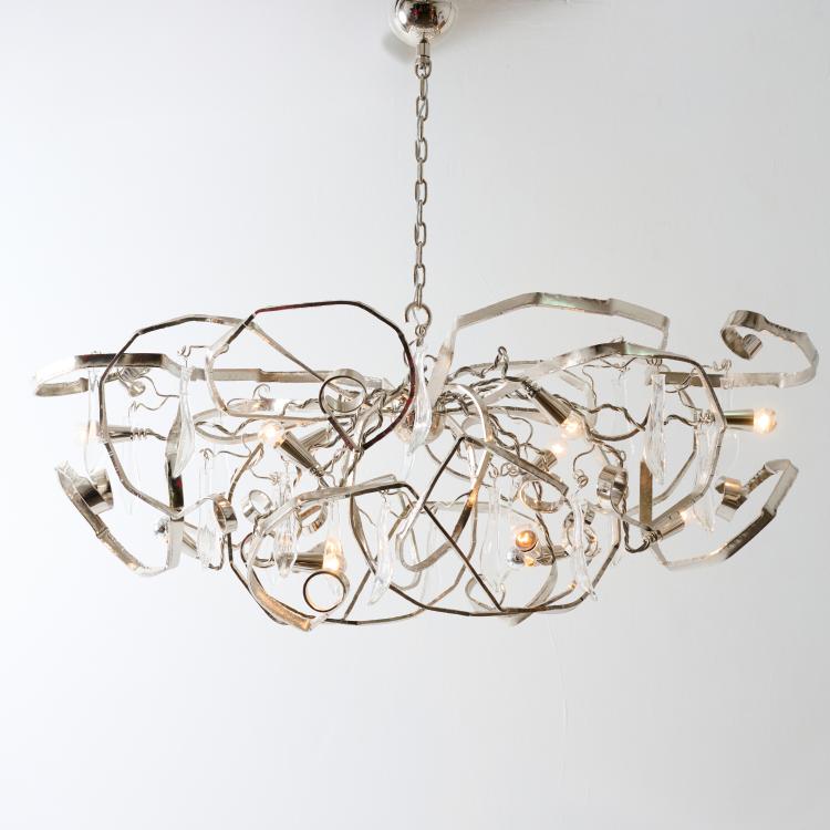 Bild 11 zu Objekt, Ceiling light 'Delphinium Chandelier conical', 1998, William Brand, Van Egmond, Brand, 178B 921