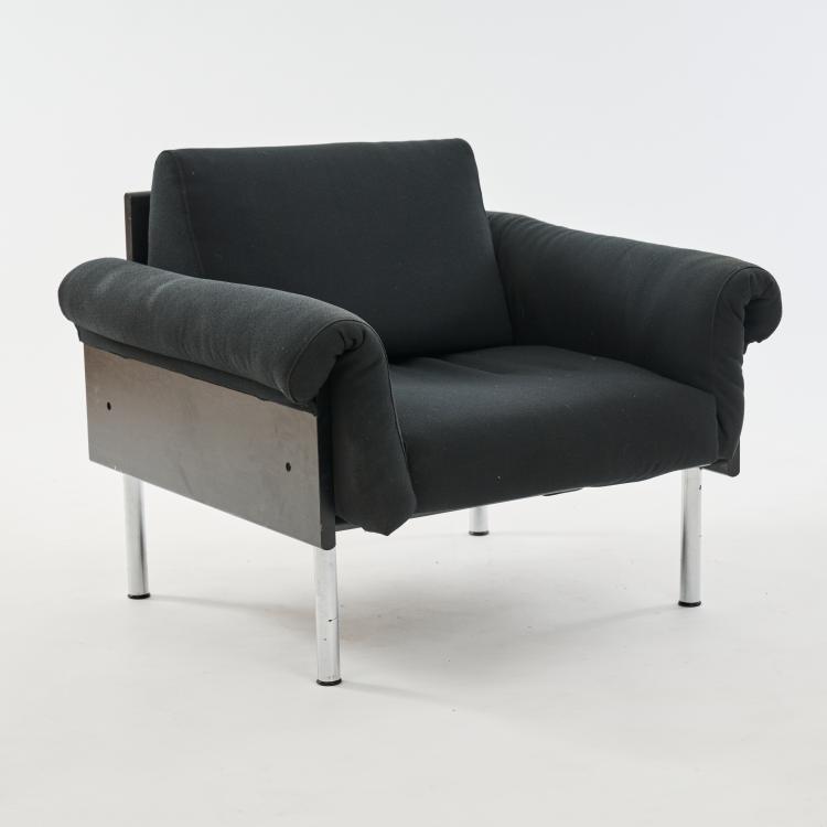 Hauptbild zu Objekt, Armchair 'Ateljee', 1960, Yrj&ouml; Kukkapuro, Avarte, Helsinki, 178B 717