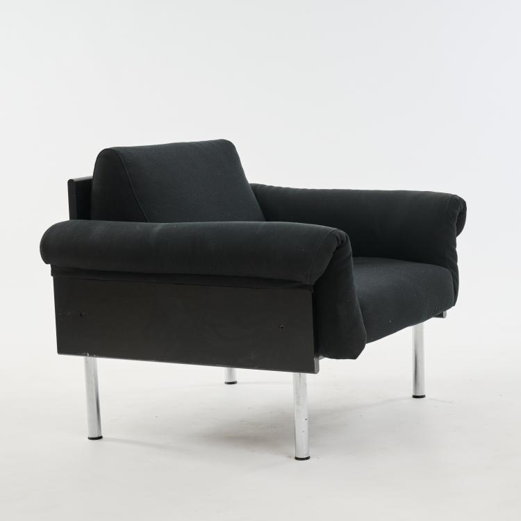 Bild 1 zu Objekt, Armchair 'Ateljee', 1960, Yrj&ouml; Kukkapuro, Avarte, Helsinki, 178B 717