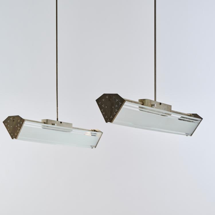 Bild 1 zu Objekt, Two ceiling lights, 1940s, Lisa Johansson-Pape, Asea Belysning, V&auml;steras, 178B 528