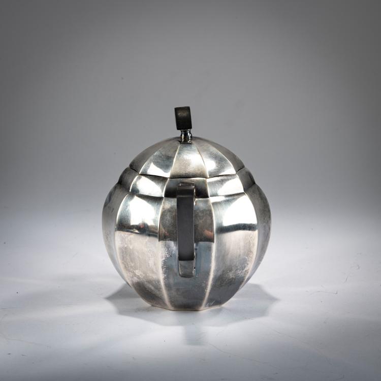 Bild 1 zu Objekt, Zuckerdose, um 1925, Maurice Dufr&egrave;ne, Christofle, Paris, 178A 439