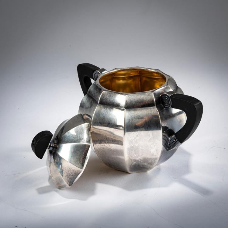 Bild 2 zu Objekt, Zuckerdose, um 1925, Maurice Dufr&egrave;ne, Christofle, Paris, 178A 439