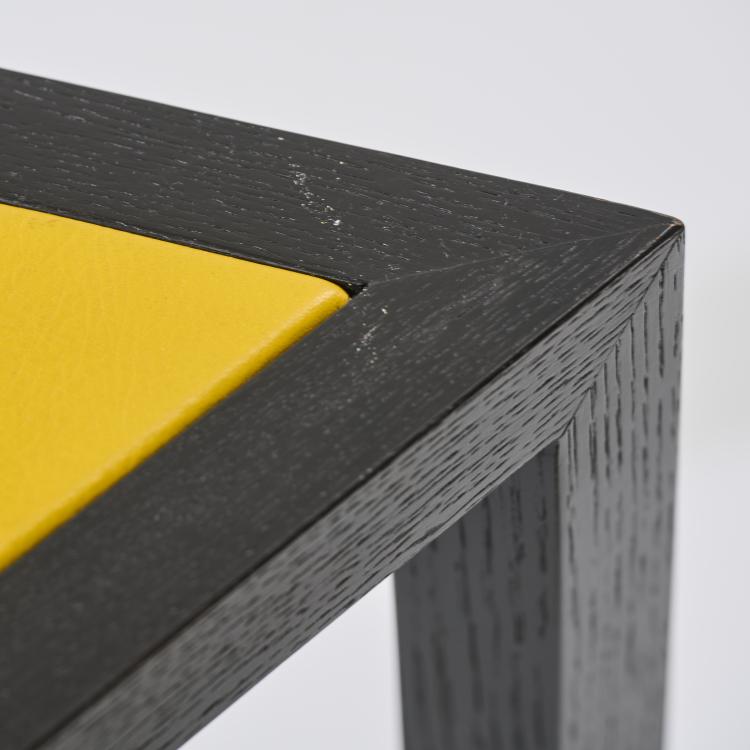 Bild 4 zu Objekt, Drei Beistelltische 'DS 9400 - Kreis-Dreieck-Quadrat', um 1989, Stefan Zwicky, DeSede, Klingnau, 178B 877