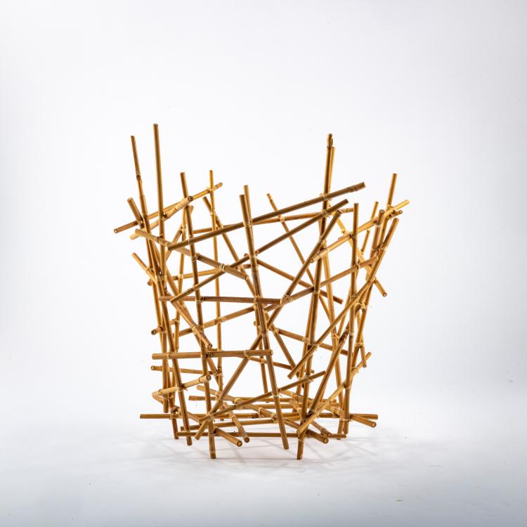 Hauptbild zu Objekt, Fruit bowl 'Blow Up' from the 'Bamboo' series, 2008 (design), Fernando Campana,Humberto Campana, Alessi, Mailand / Milam, 178B 575