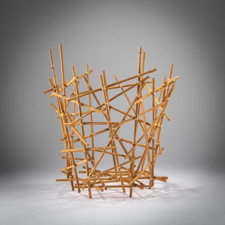 Bild 1 zu Objekt, Fruit bowl 'Blow Up' from the 'Bamboo' series, 2008 (design), Fernando Campana,Humberto Campana, Alessi, Mailand / Milam, 178B 575