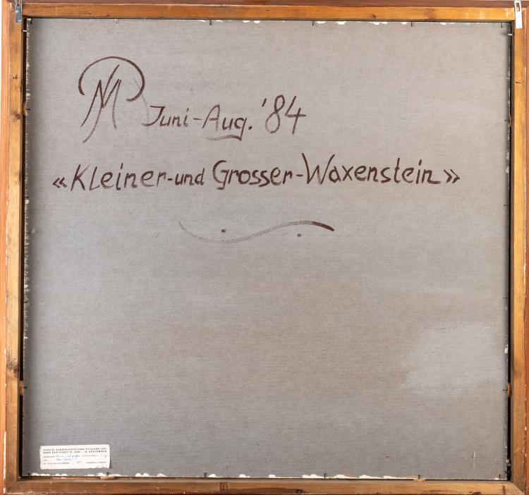 Bild 2 zu Objekt, 'Kleiner und gro&szlig;er Waxenstein', 1984, Max Pfaller, 179C 769
