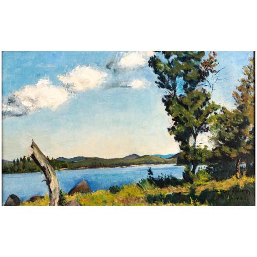 'Landschaft mit Baumstumpf', 1944