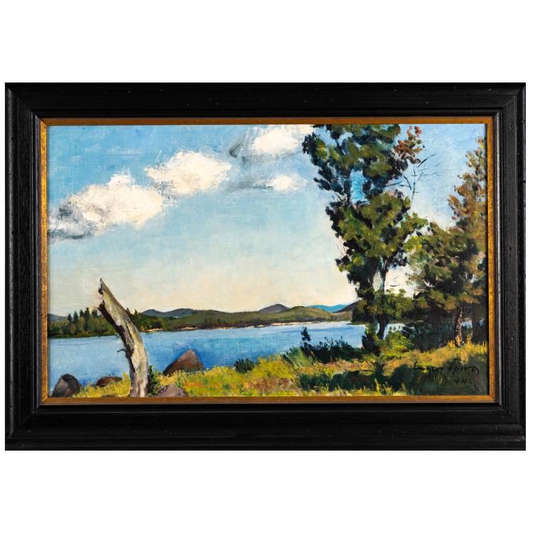 Bild 2 zu Objekt, 'Landschaft mit Baumstumpf', 1944, Eugene Spiro, 179C 752