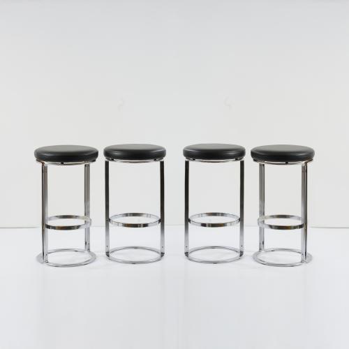 Vier Barhocker, um 1968