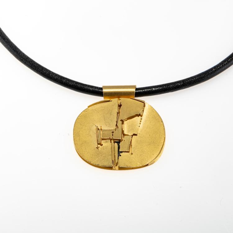 Hauptbild zu Objekt, Anh&auml;nger mit Kette, um 1972, Othmar Zschaler, 178C 1003