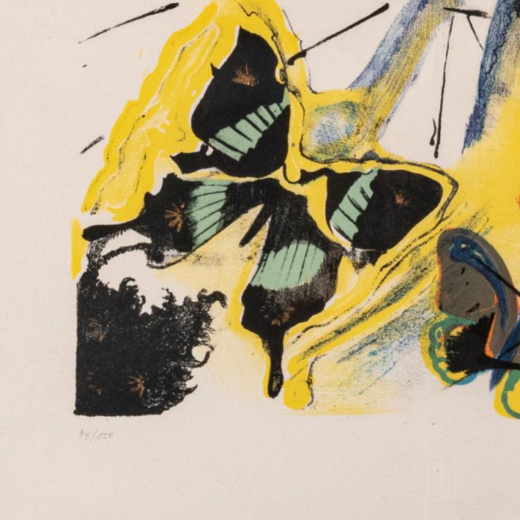Bild 2 zu Objekt, 'Les bouches (Papillons surr&eacute;alistes)', 1972, Salvador Dal&iacute;, 179C 787