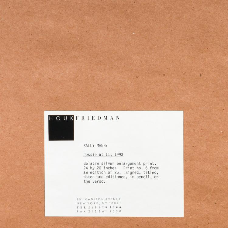 Bild 1 zu Objekt, 'Jessie at 11', 1993, Sally Mann, 179C 681