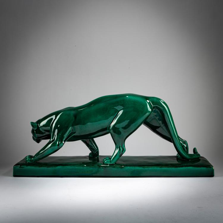 Bild 3 zu Objekt, Earthenware figurine 'Panther', c. 1930, Ir&eacute;n&eacute;e Rochard, 178A 273