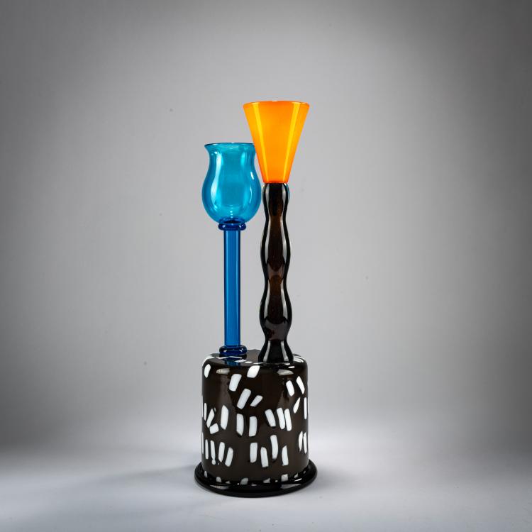 Bild 2 zu Objekt, Prototyp-Glasobjekt 'Girinno', 1986, Ettore Sottsass, Toso Vetri d'Arte, Murano f&uuml;r Memphis, Mailand / Milan, 178B 588
