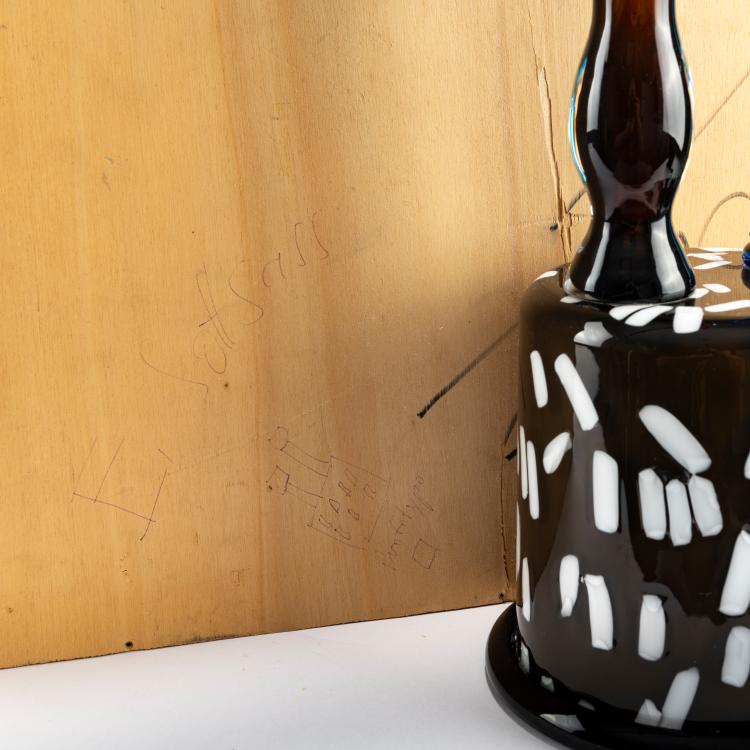 Bild 4 zu Objekt, Prototyp-Glasobjekt 'Girinno', 1986, Ettore Sottsass, Toso Vetri d'Arte, Murano f&uuml;r Memphis, Mailand / Milan, 178B 588