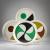 Four plates, c. 1967