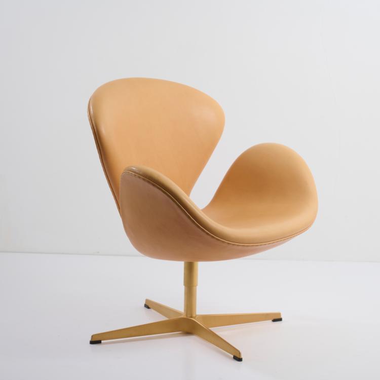 Hauptbild zu Objekt, Armlehnsessel 'Swan Chair' - '60th Anniversary Edition', 1958 (Entwurf), Arne Jacobsen, Hansen, Fritz, Kopenhagen / Copenhagen, 179A 213