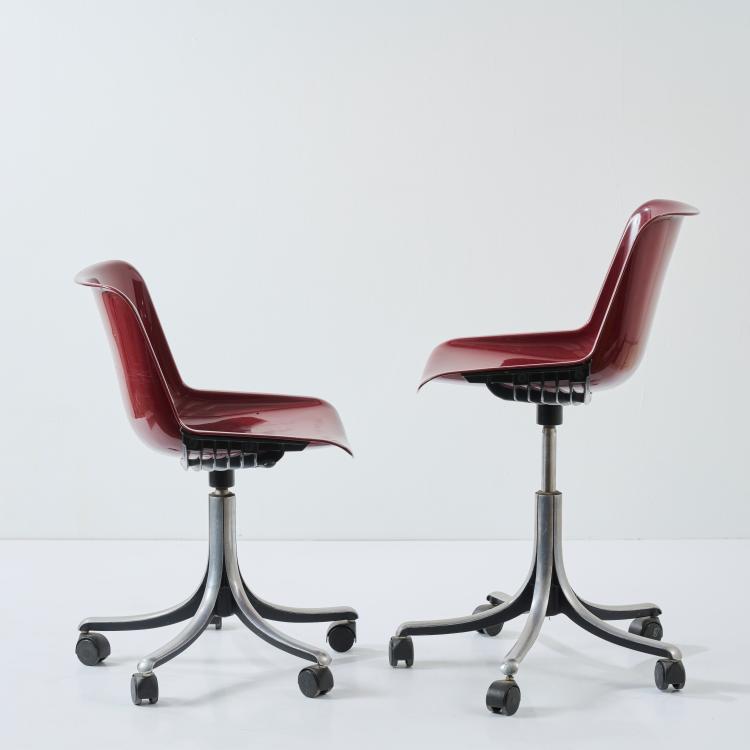 Bild 1 zu Objekt, Zwei St&uuml;hle 'Modus', 1972, Tecno, Mailand, 178B 794